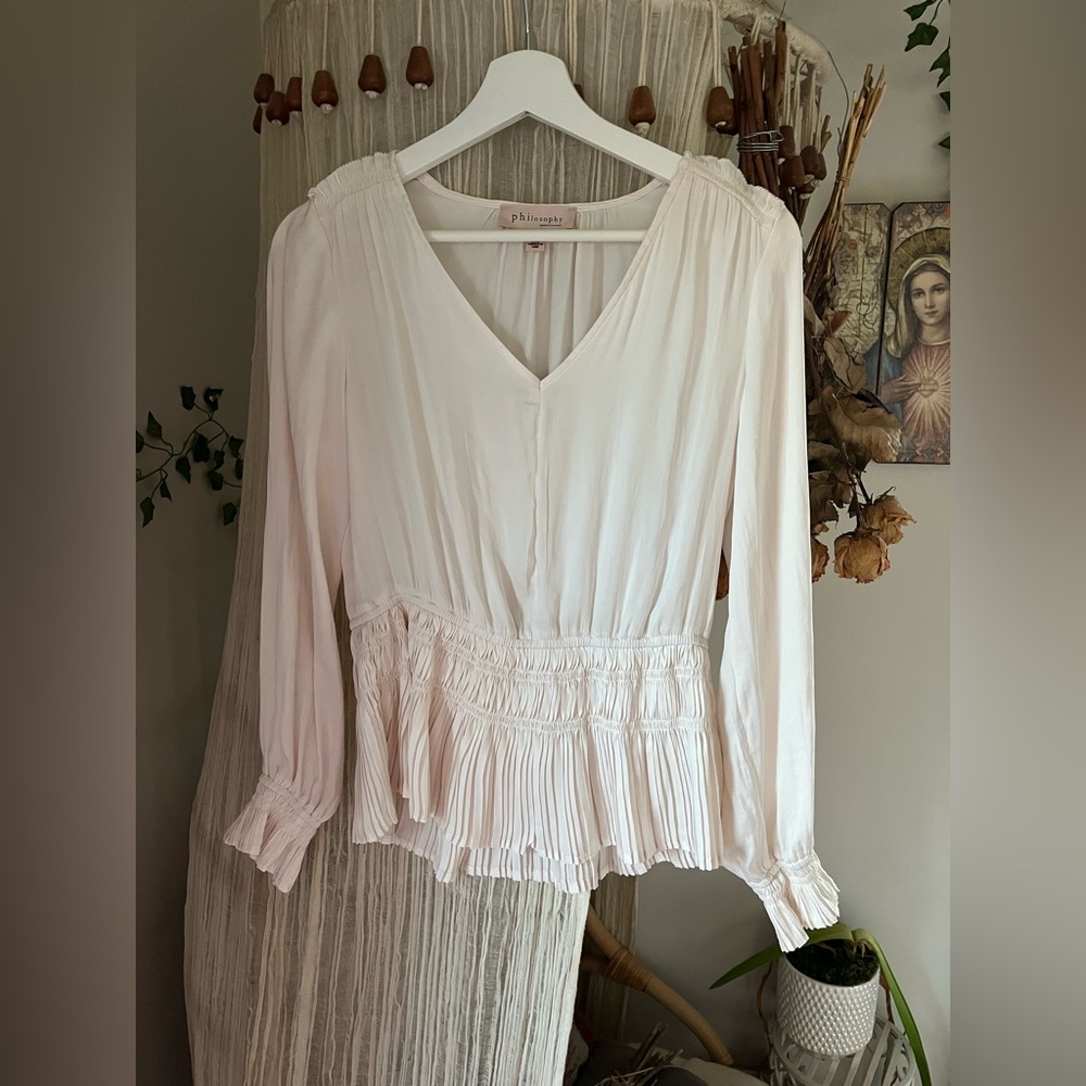 Pleated Blouse by Philosophy